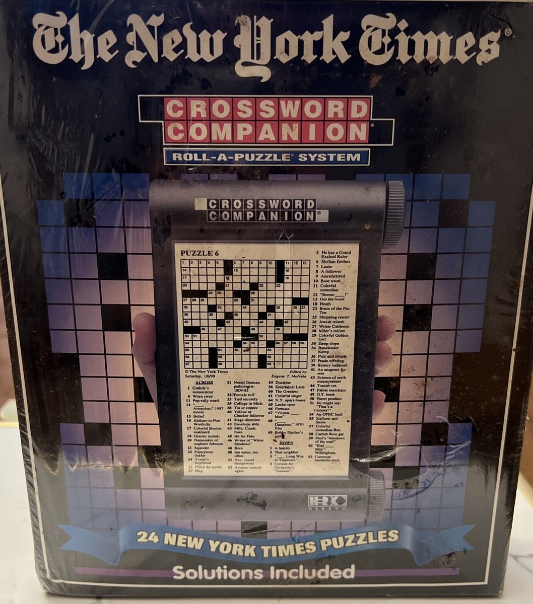 The New York Times Crossword Companion Roll A Puzzle System Refill Roll EBay The New York Times Crossword Companion Roll A Puzzle System Refill Roll EBay