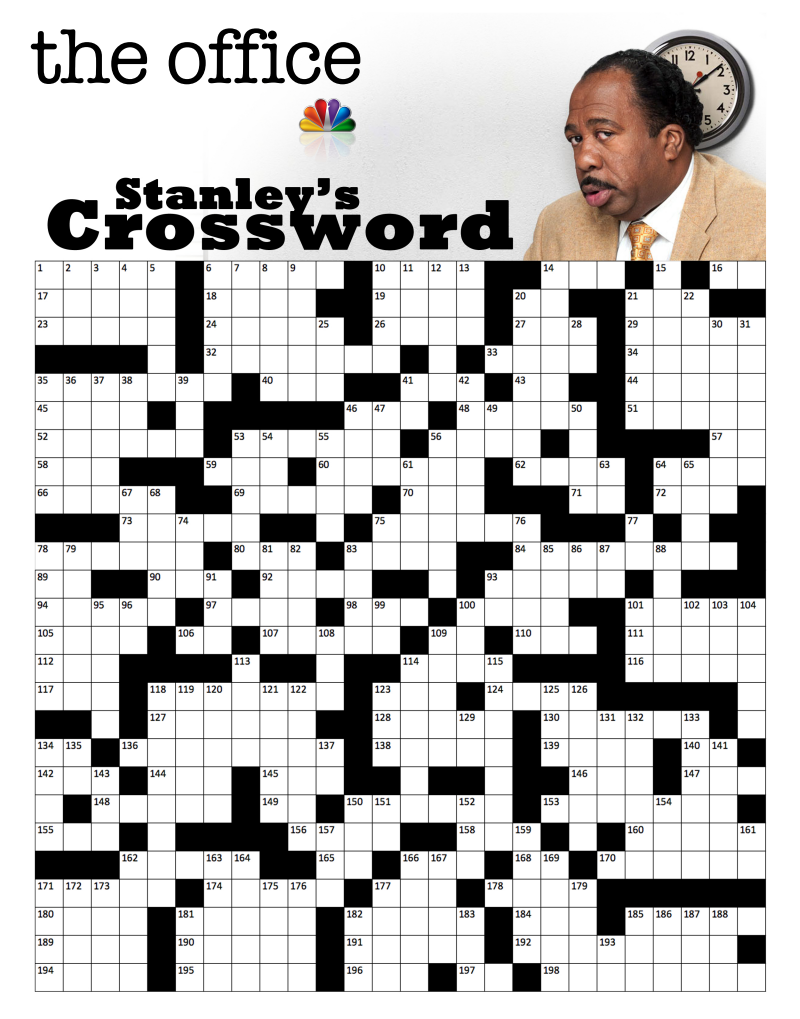 The Office Good Morning Ready For Your Sunday Crossword 