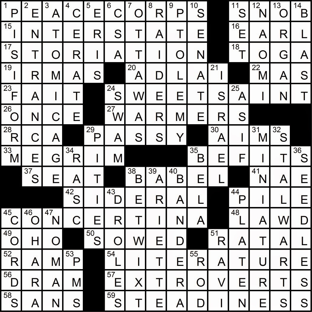 The Pre Shortzian Puzzle Project August 2014