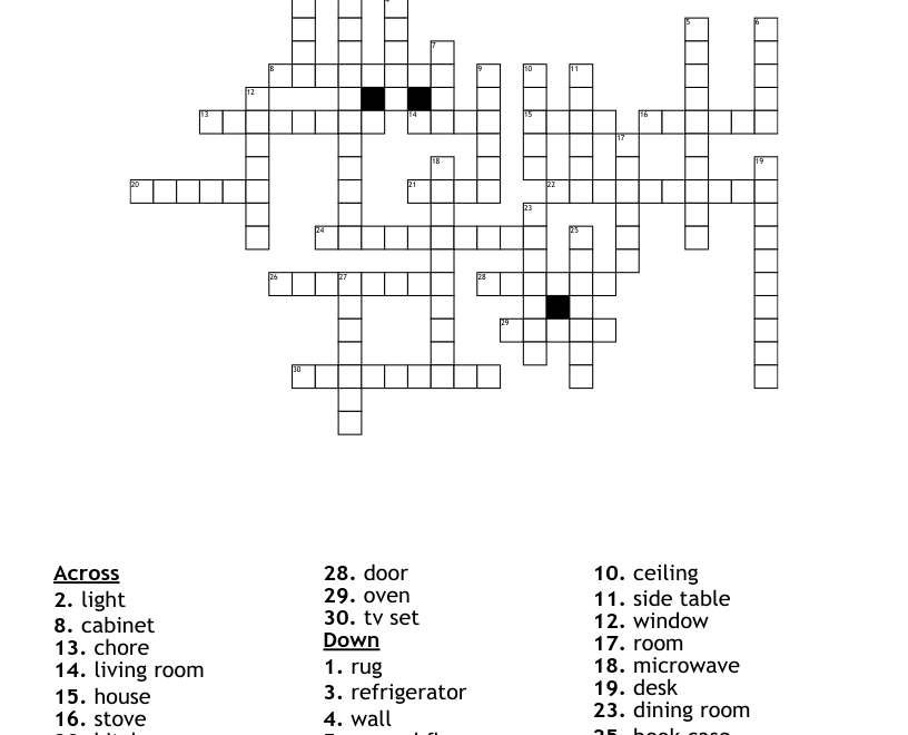Unit 1 Crossword Puzzle WordMint